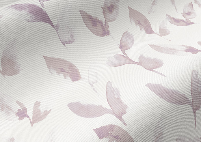 Watercolour Leaves, Soft Pink - Twist&Fit Roller Blind - Image 4